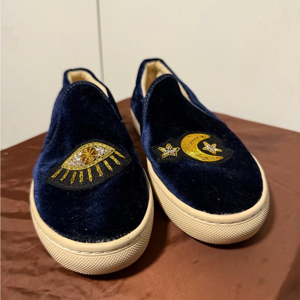Soludos celestial slip on sneakers.